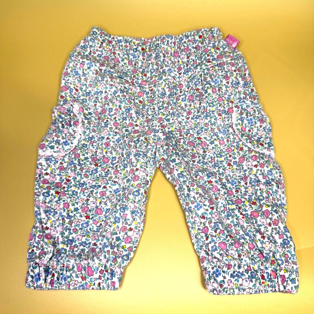 JoJo Maman Bébé Floral Baby Trousers Size 3-6m